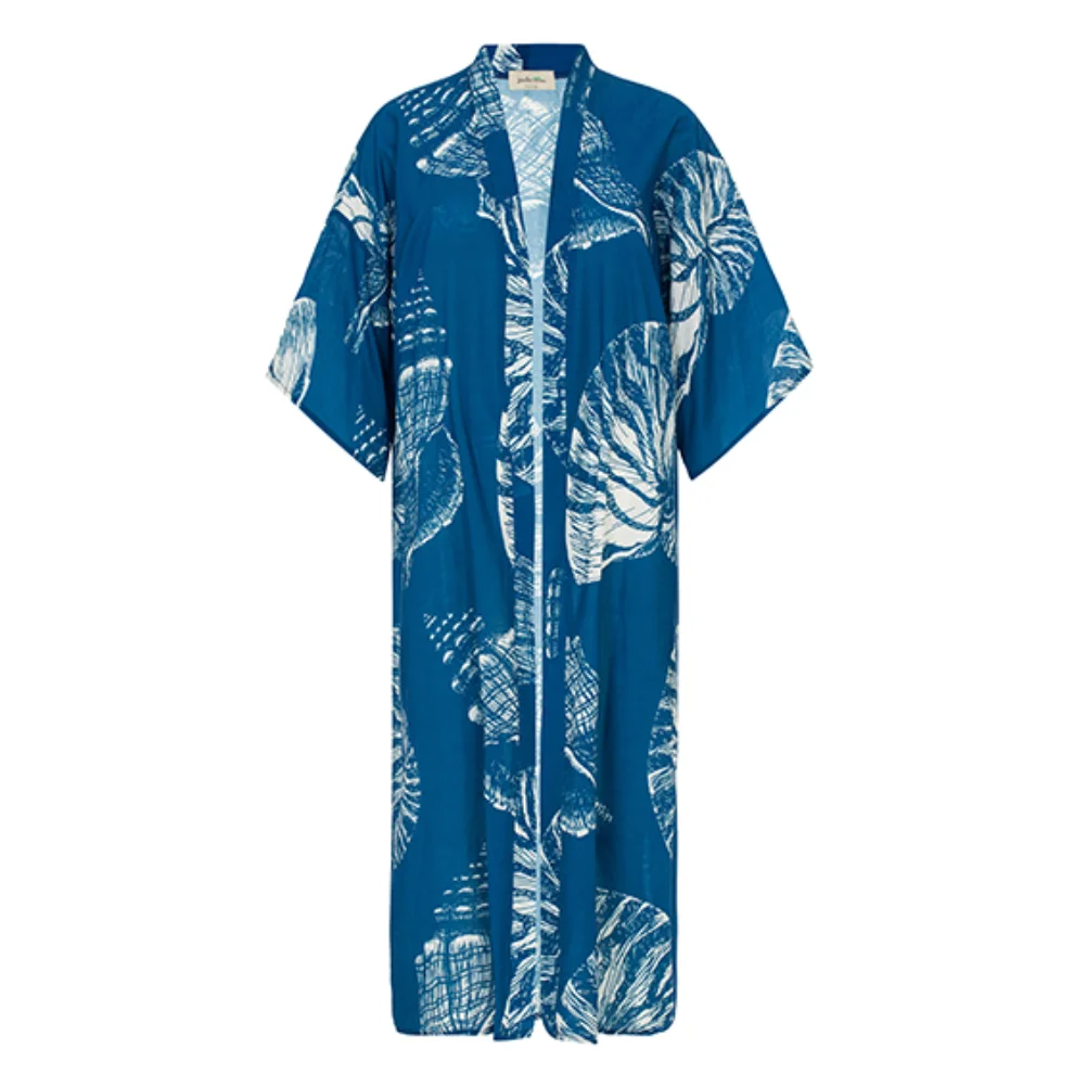 Jade and Mate	 - Marine Long Kimono