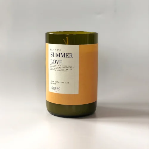 Light The Wine - Summer Love Wine Bottle Candle