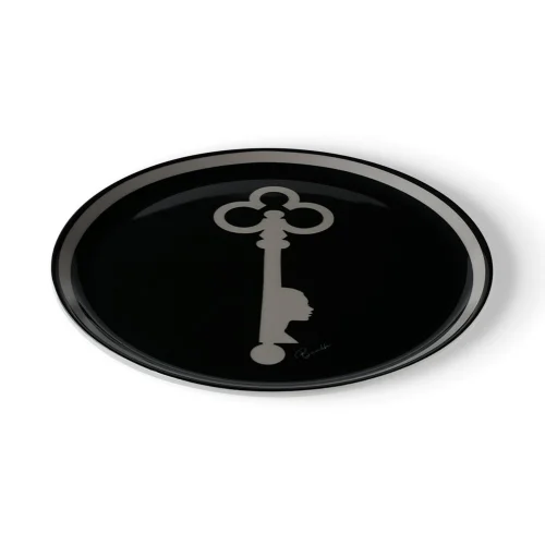 Bualh - Black Sign Porcelain 24 Cm Plate