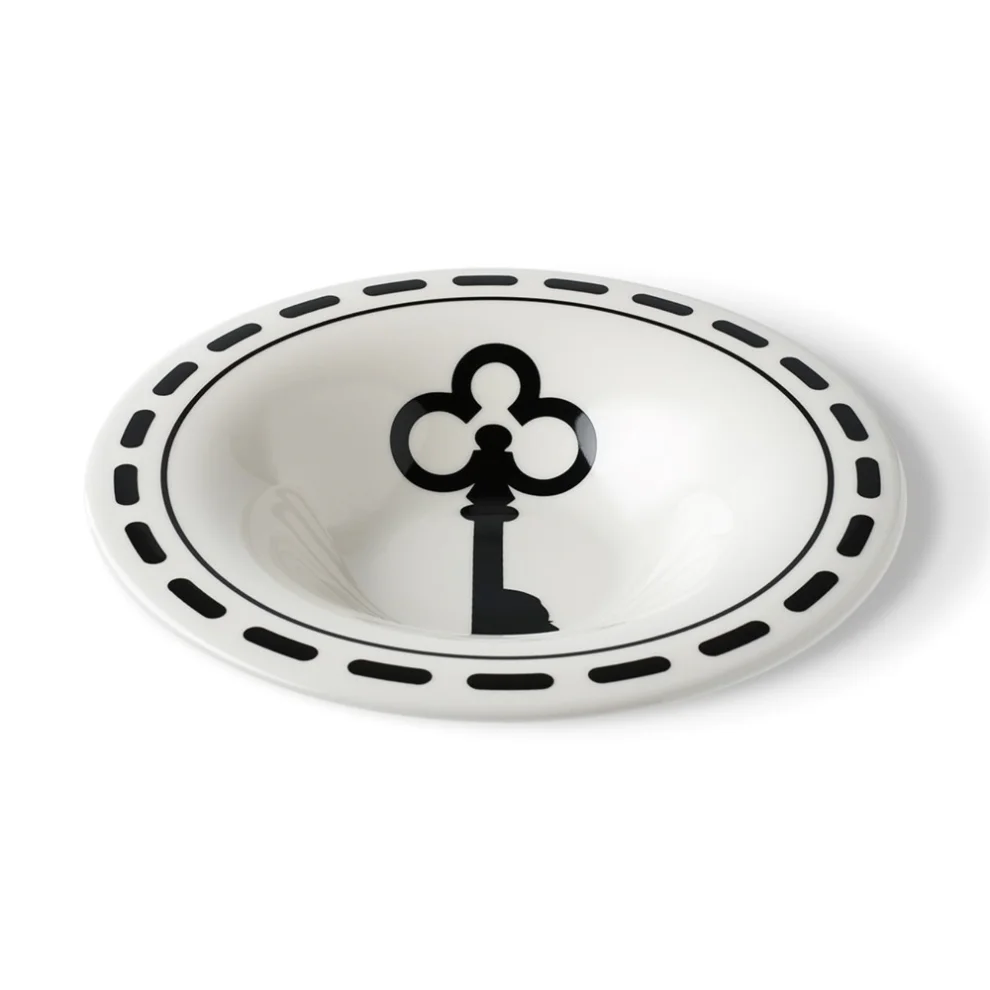 Bualh - Sign Porcelain 27 Cm Deep Plate