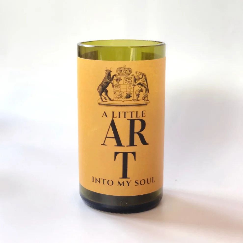 Light The Wine - Art Candle