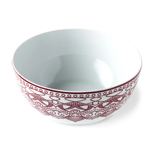 Bualh - Kadim Porcelain 22 Cm Serving Bowl