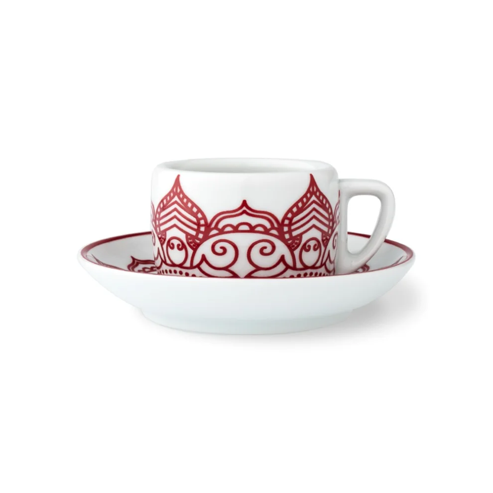 Bualh - Kadim Porcelain Set Of 2 Coffee Cups