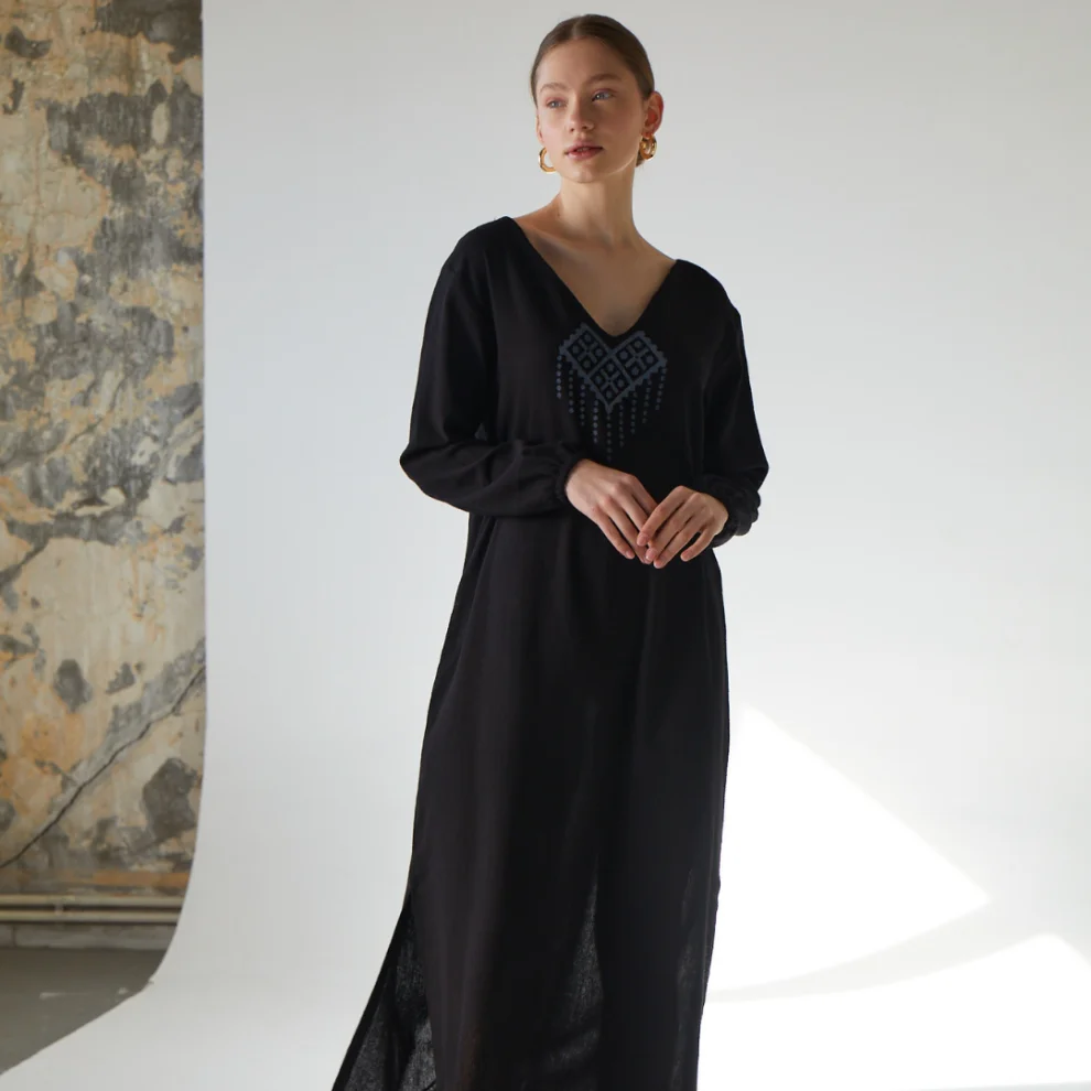 Handarte Los Angeles - Black Pearl Dress