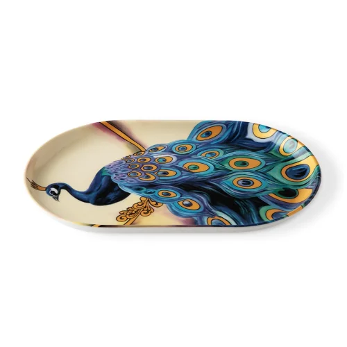 Bualh - Pavone Porcelain 32 Cm Oval Service Plate