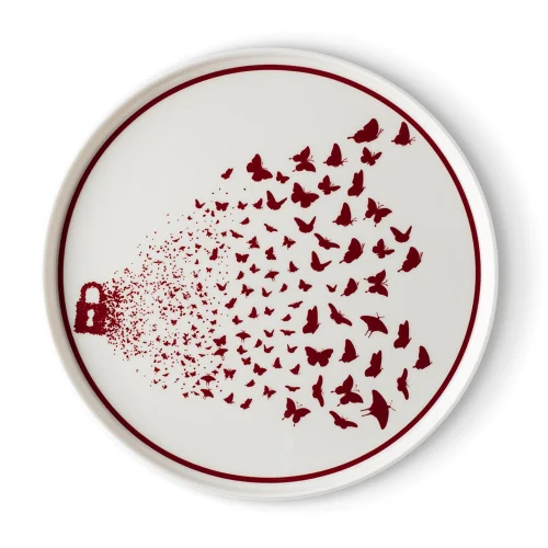 Bualh - Hayat Porcelain 27 Cm Serving Plate