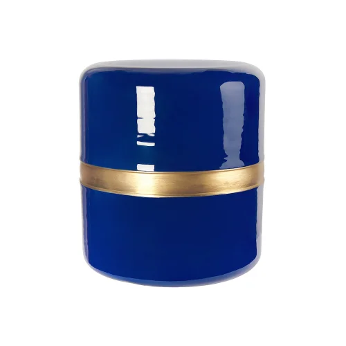 Room Diaries - Lacquered Stool Navy