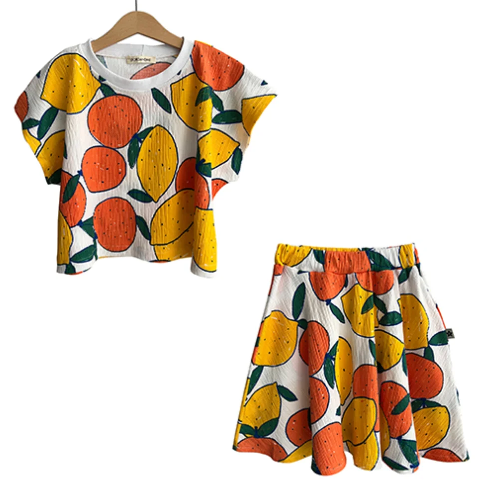DOROANDME - Fruits Skirt Set