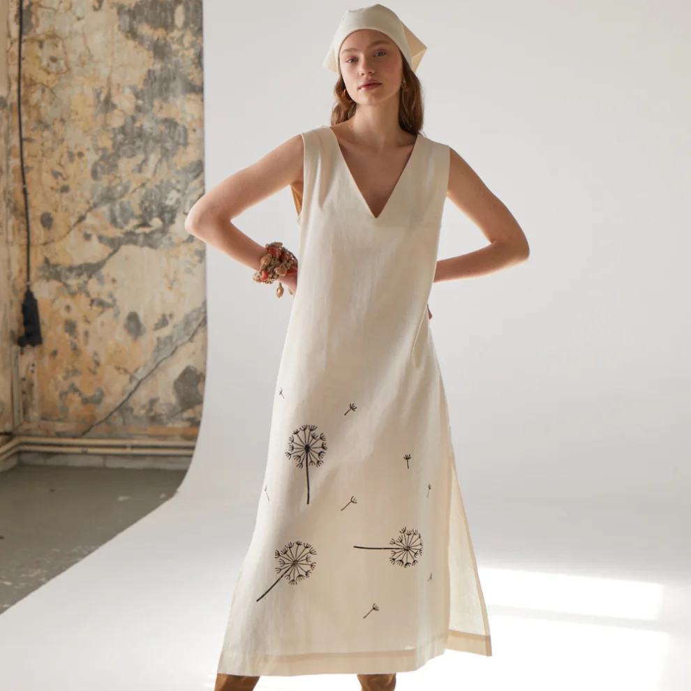 Handarte Los Angeles - Long Raw Dress