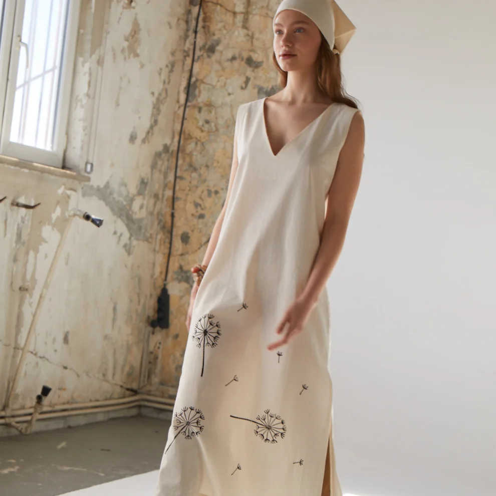 Handarte Los Angeles - Long Raw Dress