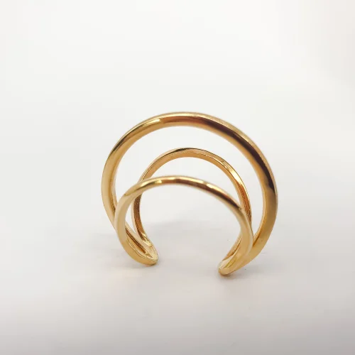 Yazgi Sungur Jewelry - 3 Hoop Forms Yüzük