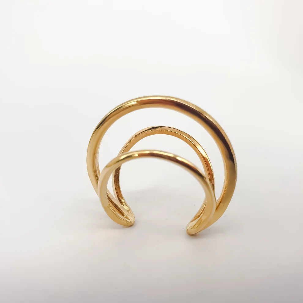 Yazgi Sungur Jewelry - 3 Hoop Forms Ring