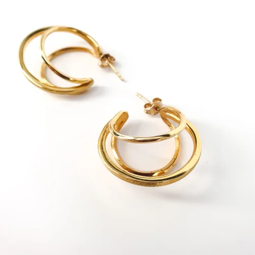Yazgi Sungur Jewelry - 3 Hoop Forms Earring