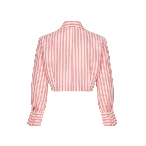 Soi The Label - Everyday Stripes Crop Shirt