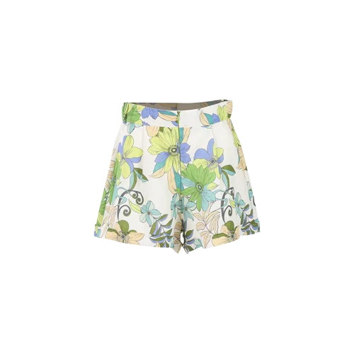 The Beach - Bloom Linen Shorts