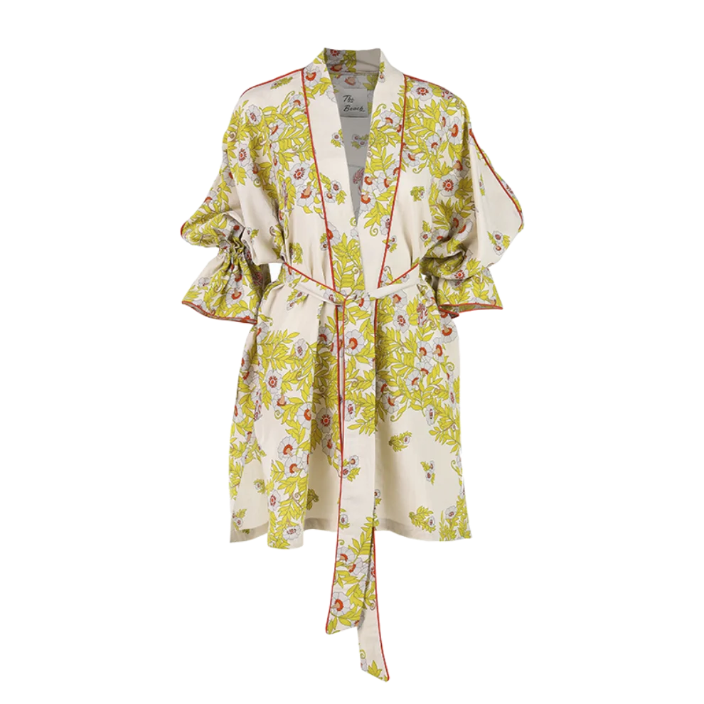 The Beach - Selina Fırfır Detaylı Kimono