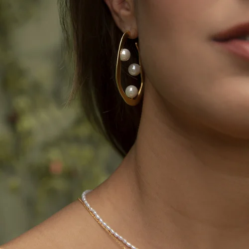 Lavanta - Estella Earrings With Pearl
