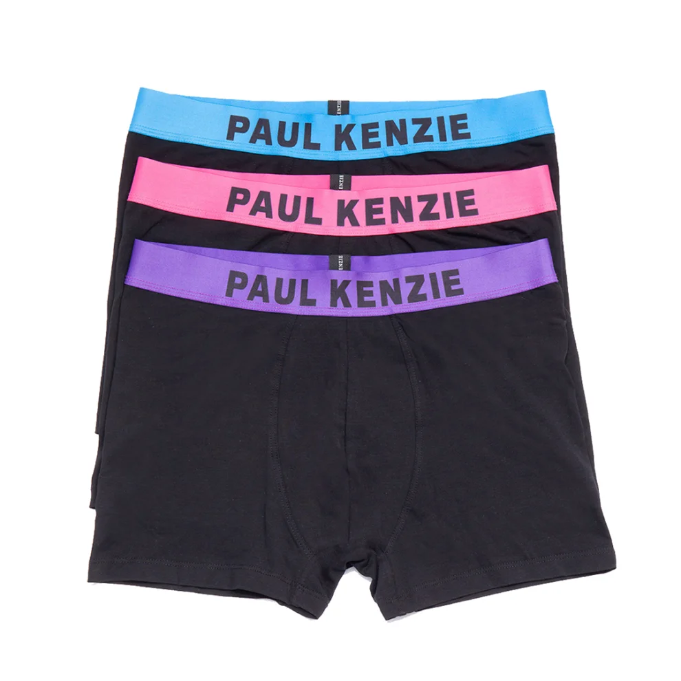 Paul Kenzie - Comfort Flex 3'lü Erkek Boxer Flower