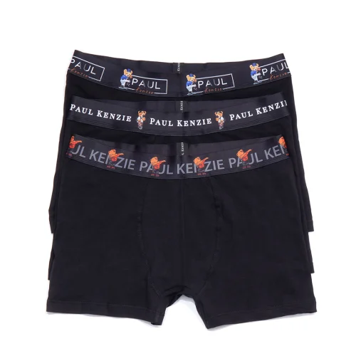 Paul Kenzie - Comfort Flex 3'lü Erkek Boxer Teddybear