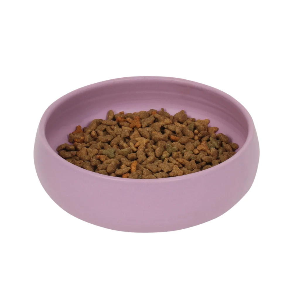 Beige & Stone - Ceramic Food And Water Bowl