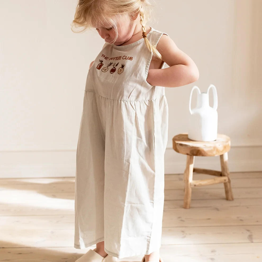 Auntie Me - Baby Foggy Dew The Pottery Club Wide Leg Jumpsuit