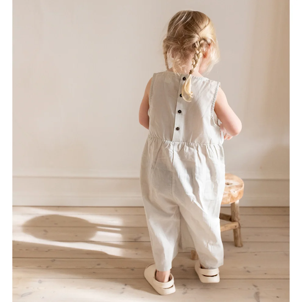 Auntie Me - Baby Foggy Dew The Pottery Club Wide Leg Jumpsuit