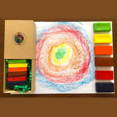 Colorz Doğal Boyalar - Block Beeswax Crayon Set 6 Colors