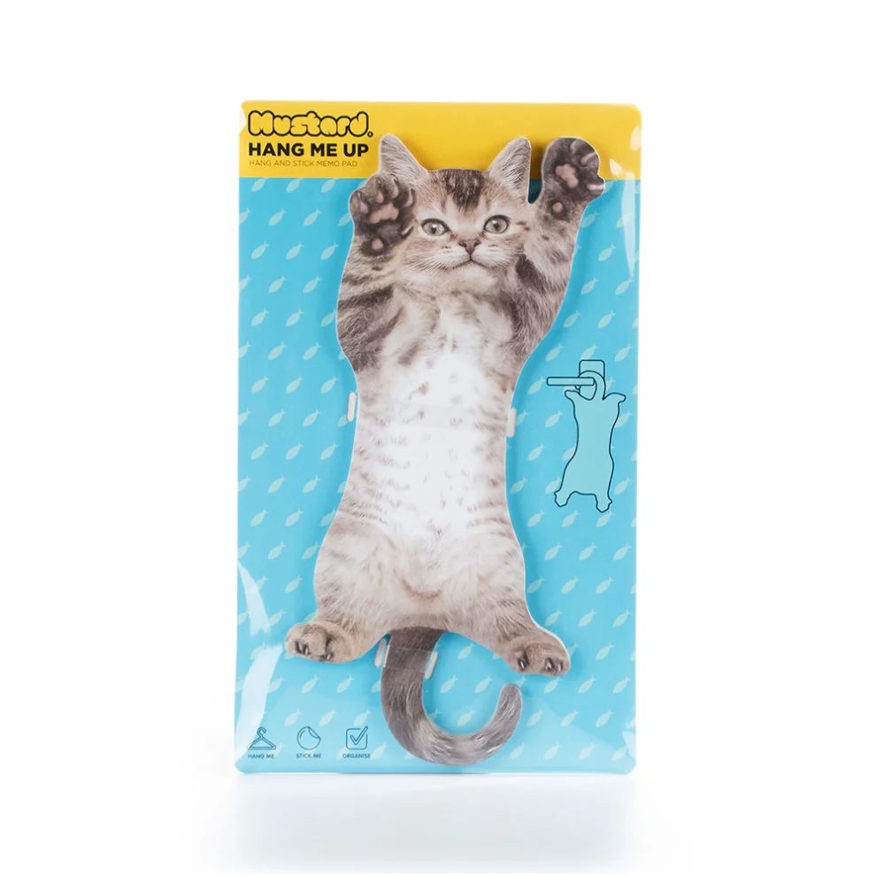 Mustard - Cat Hanging Sticky Notes