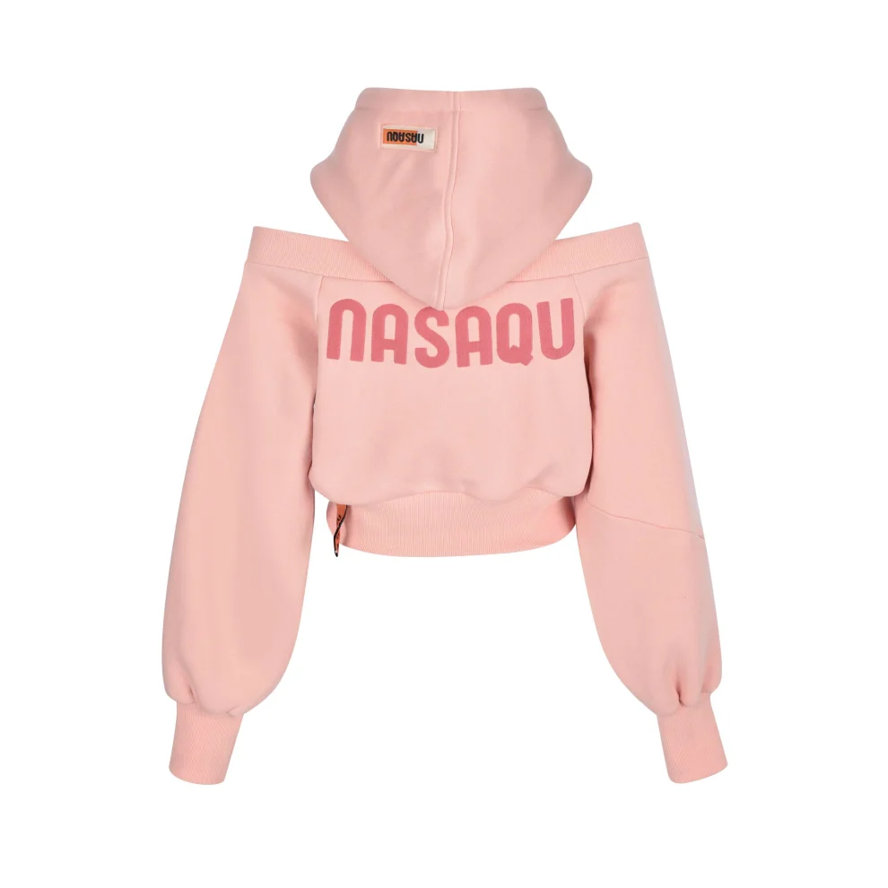 Drop shoulder best sale crop hoodie