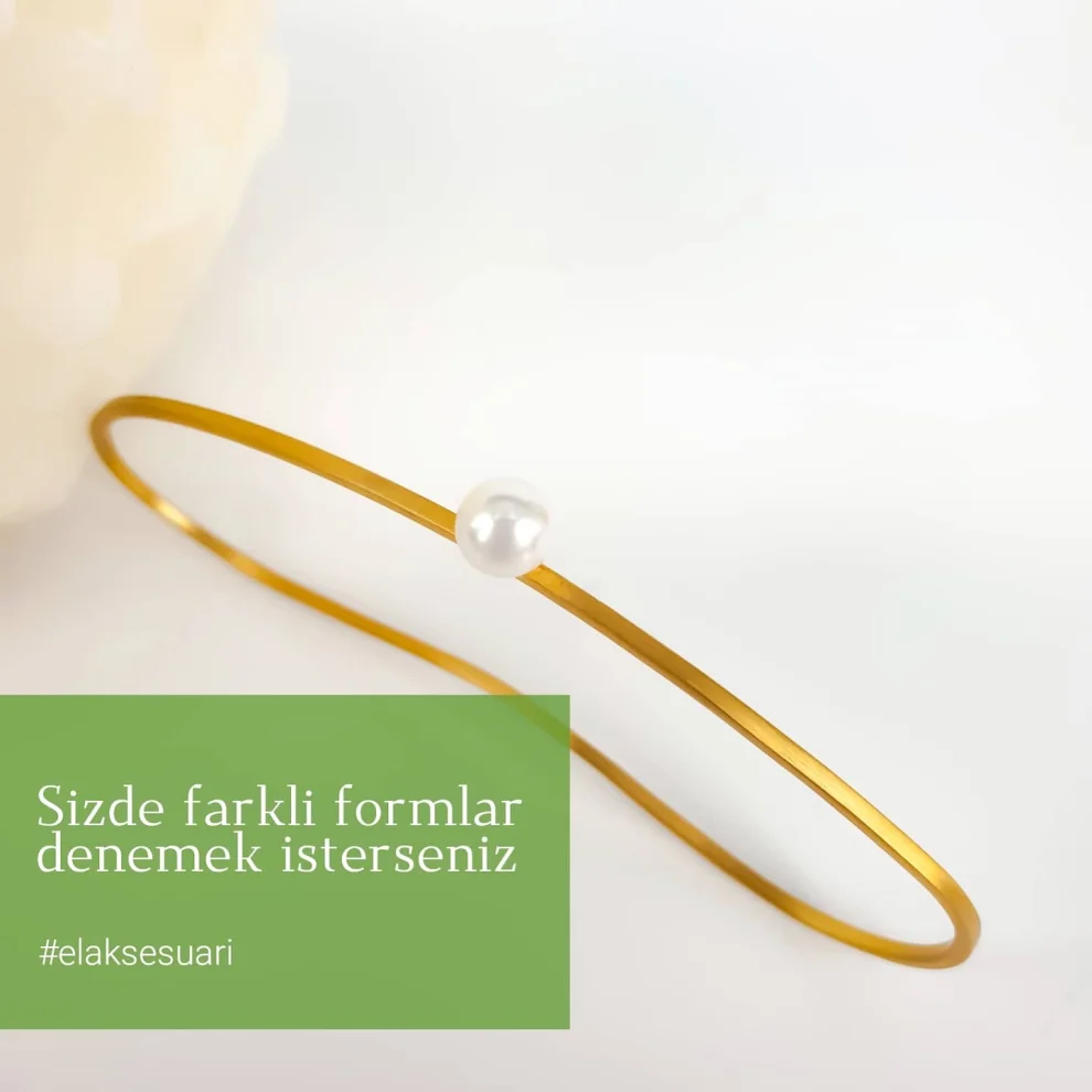 Yazgi Sungur Jewelry - Pearl Handlet Bileklik