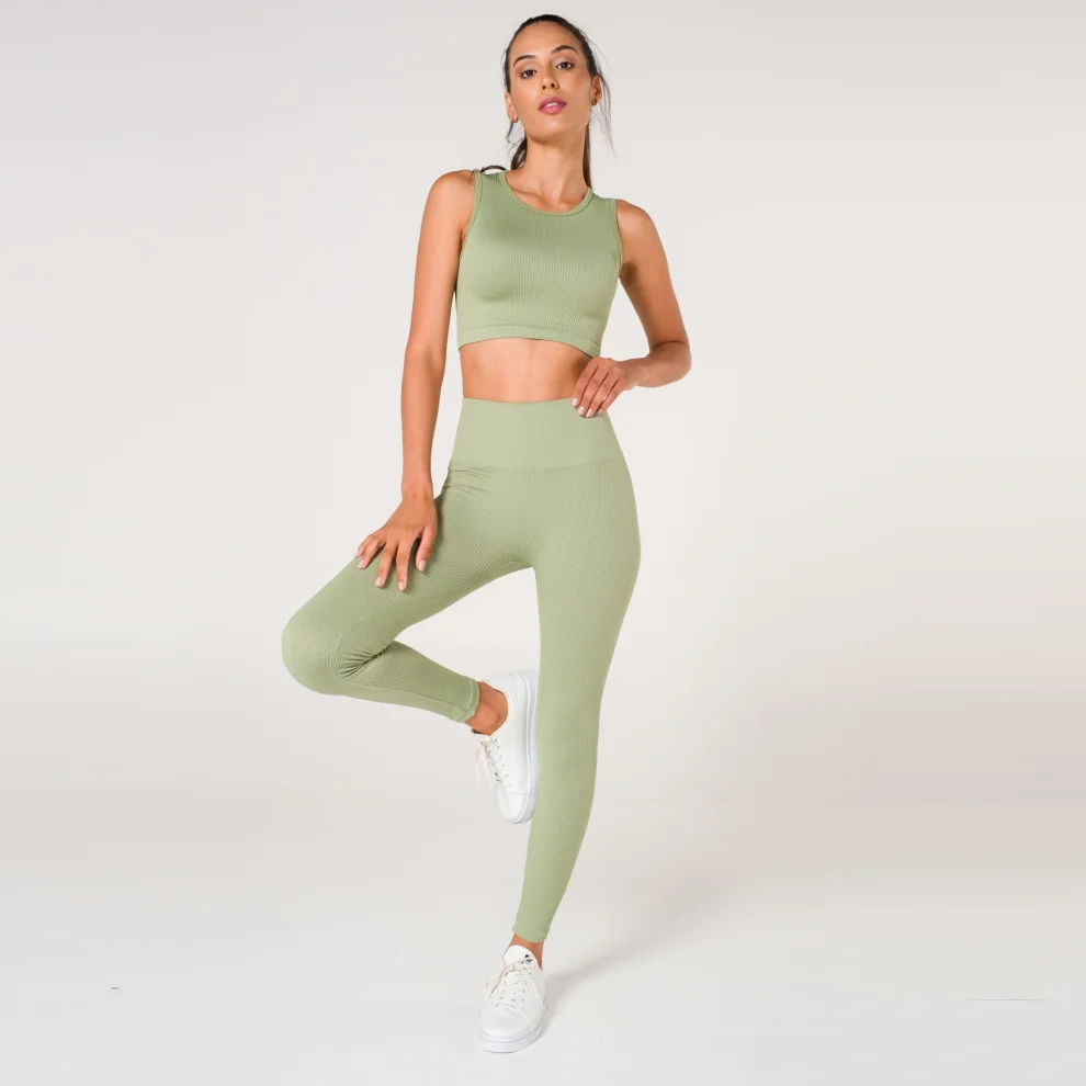 Pour Pur - Ribbed Firming Leggings