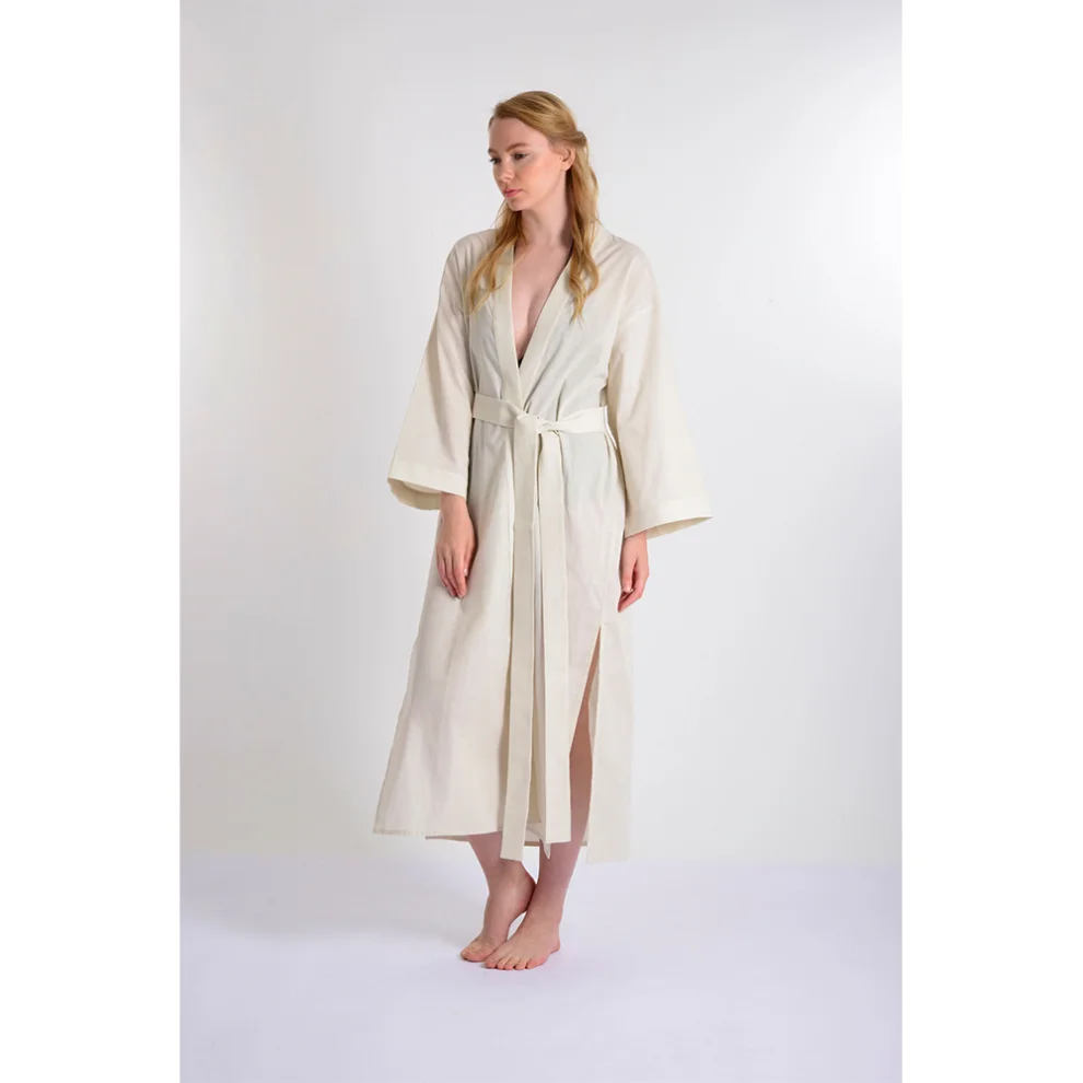 Mono Kimono - Fresh Carnation Linen Kimono