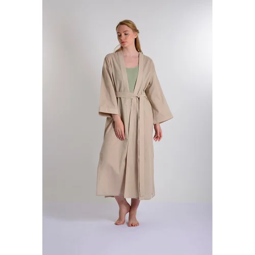 Mono Kimono - Safari Keten Kimono