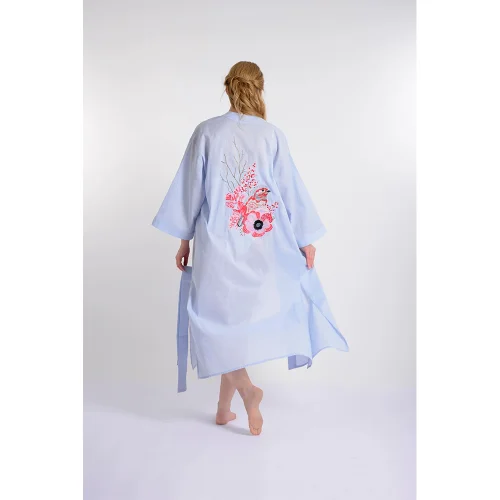 Mono Kimono - Sparrow Keten Kimono