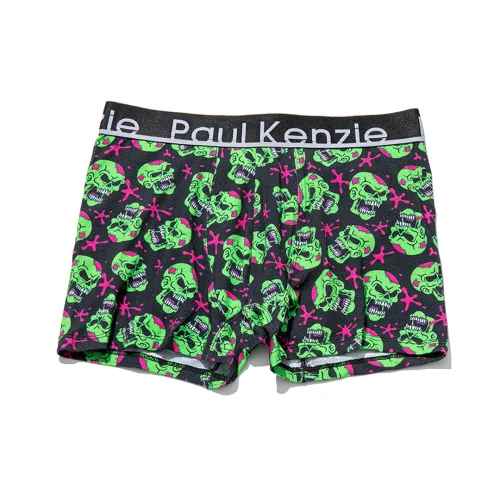 Paul Kenzie - Unique Effect Desenli Erkek Boxer - Sugar Skull