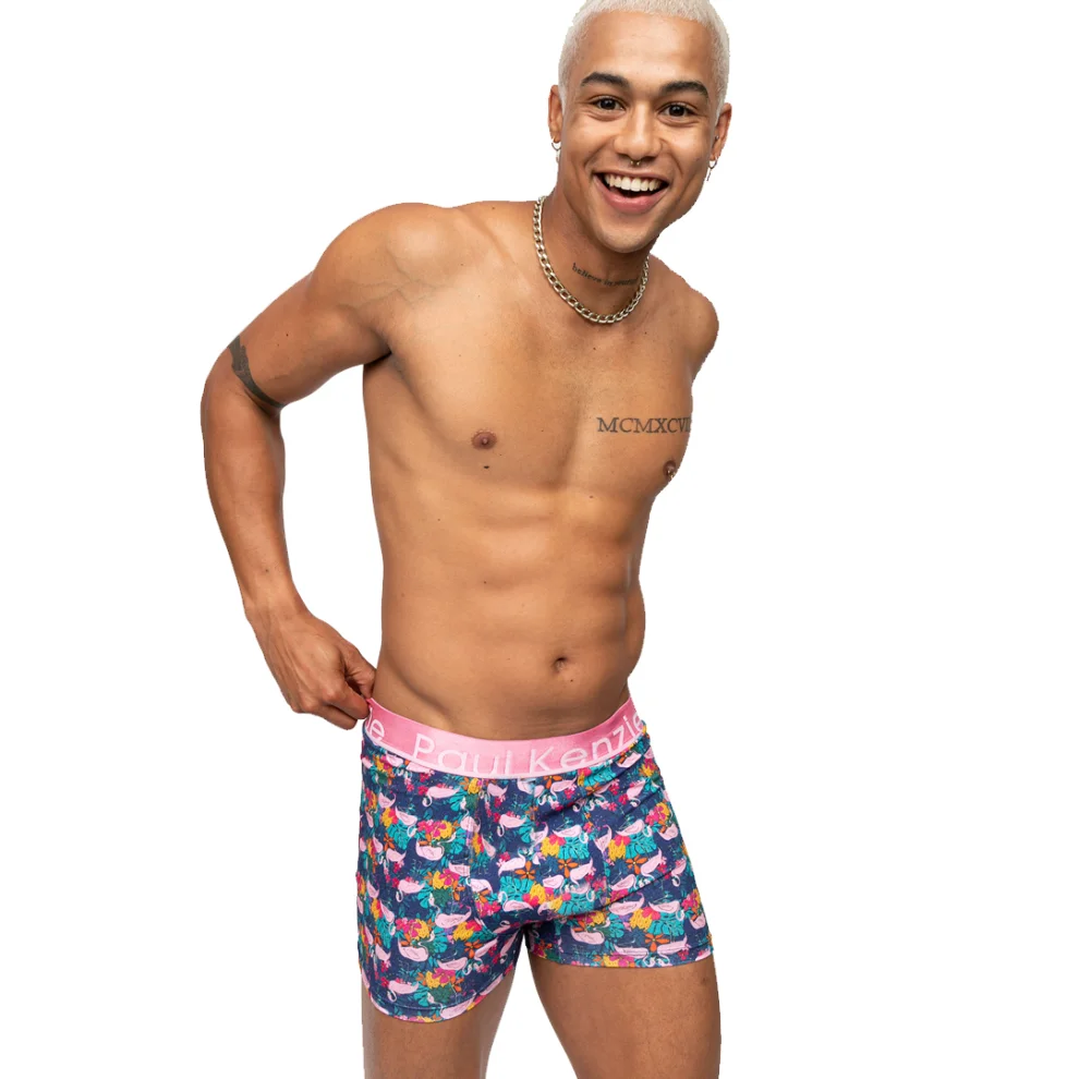 Paul Kenzie - Unique Effect Printed Men's Boxer - Snake