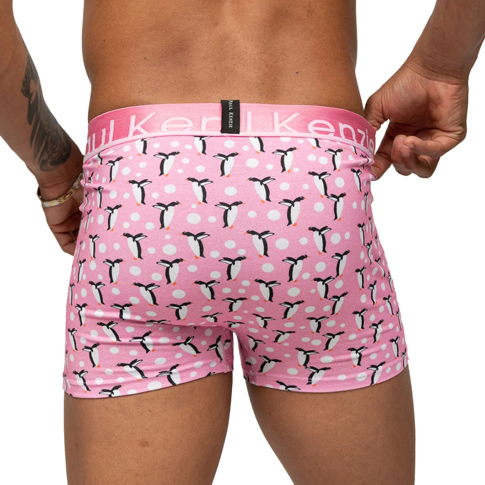 Paul Kenzie - Unique Effect Printed Men's Boxer - Penguin