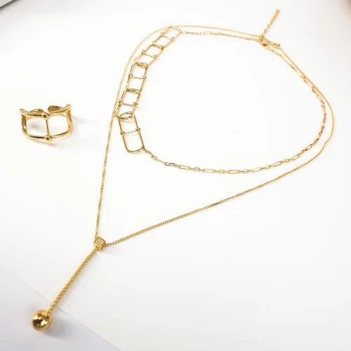 Yazgi Sungur Jewelry - Uo Collection Chain Kolye