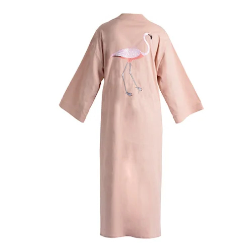 Mono Kimono - Flamingo Keten Kimono