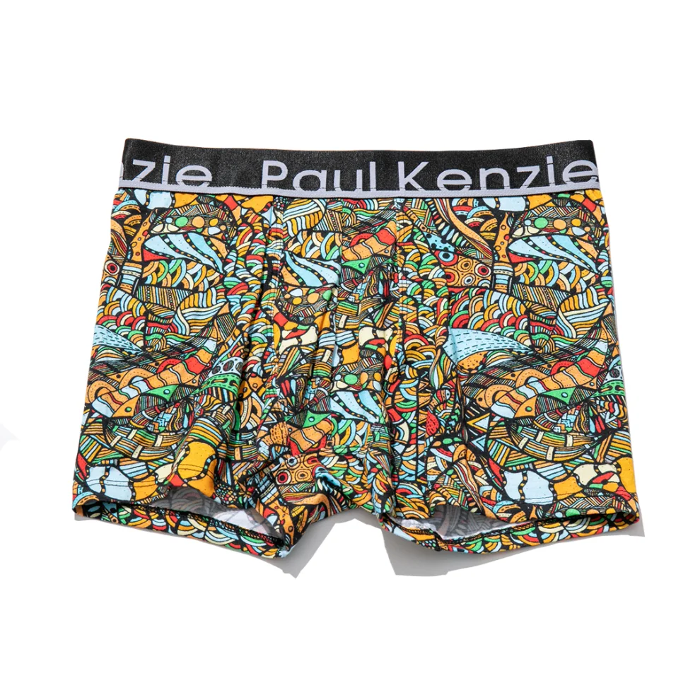 Paul Kenzie - Unique Effect Desenli Erkek Boxer - Africa