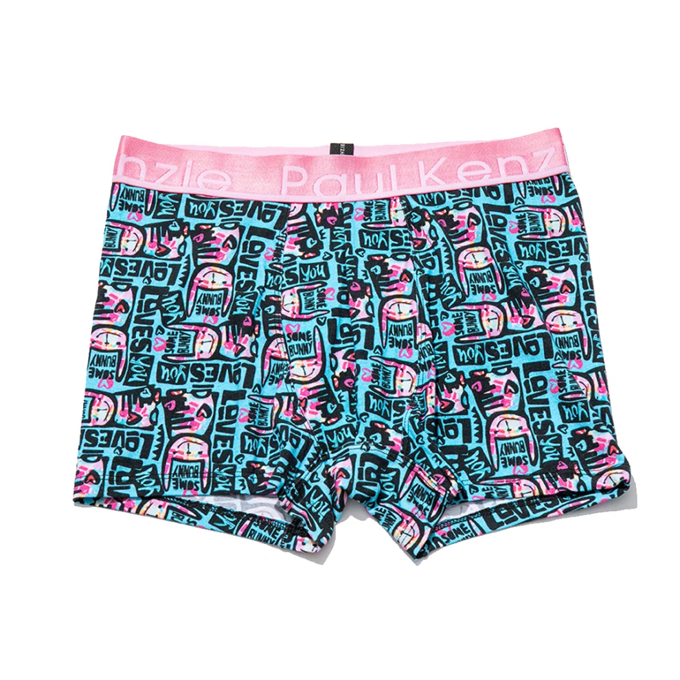 Paul Kenzie - Unique Effect Printed Men's Boxer - Love Bunny