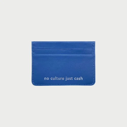 Staff Only - Olympic Blue Leather Cardholder