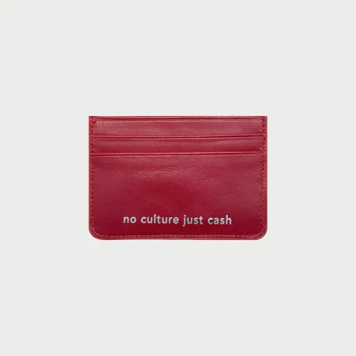 Staff Only - Urban Red Leather Cardholder