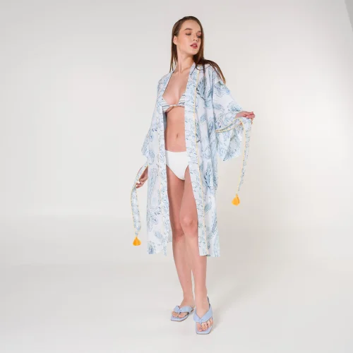 Miespiga - Audrey Voile Women Beach Kimono