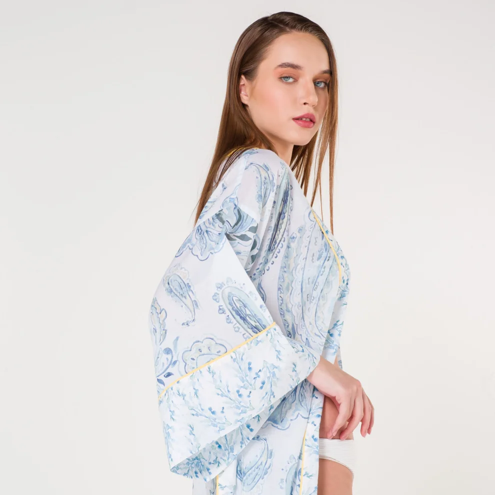 Miespiga - Audrey Voile Women Beach Kimono