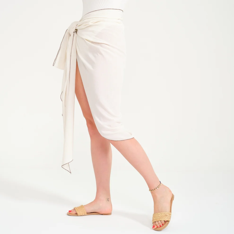 Miespiga - Linen Women's Beach Skirt Pareo