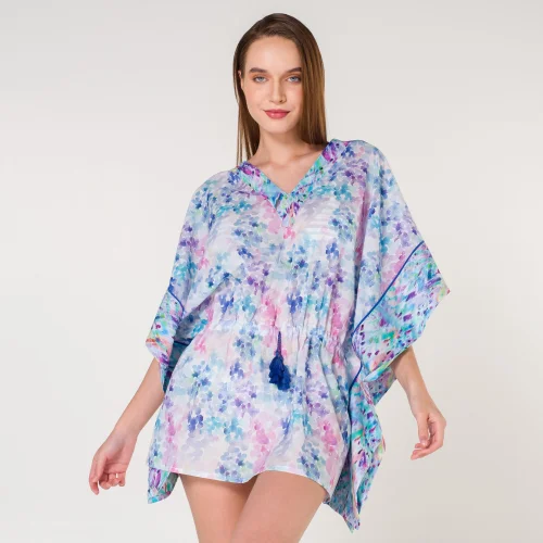 Miespiga - Mila Voile Tasseled Women's Beach Dress