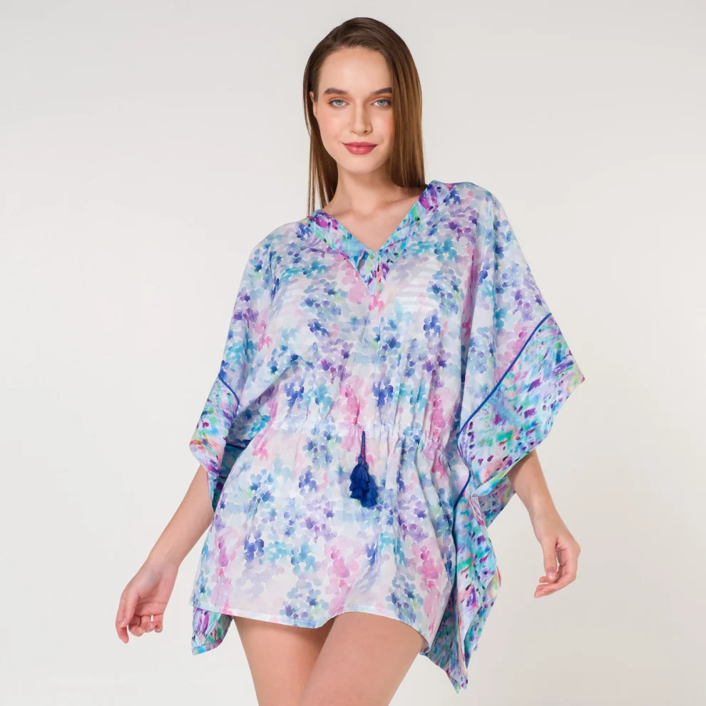 Miespiga - Mila Voile Tasseled Women's Beach Dress