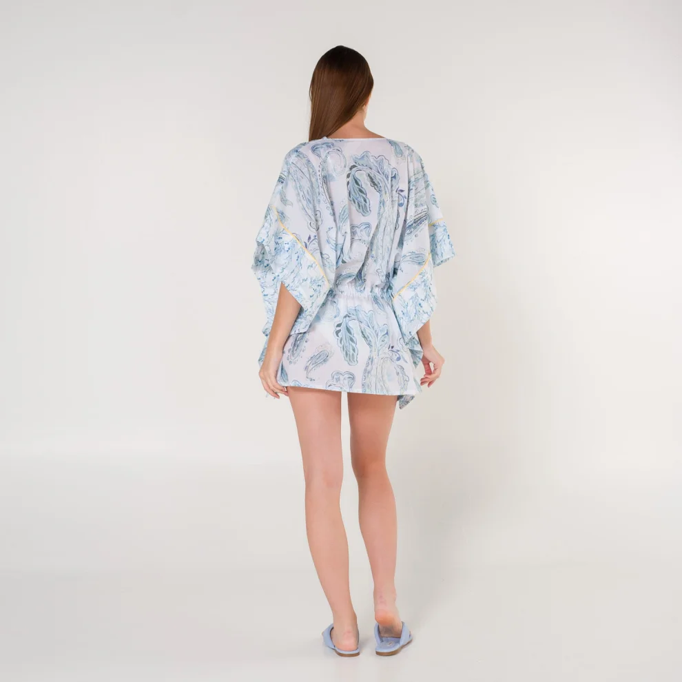 Miespiga - Mila Voile Tasseled Women's Beach Dress