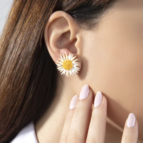 Milou Jewelry - Sunflower Earrings